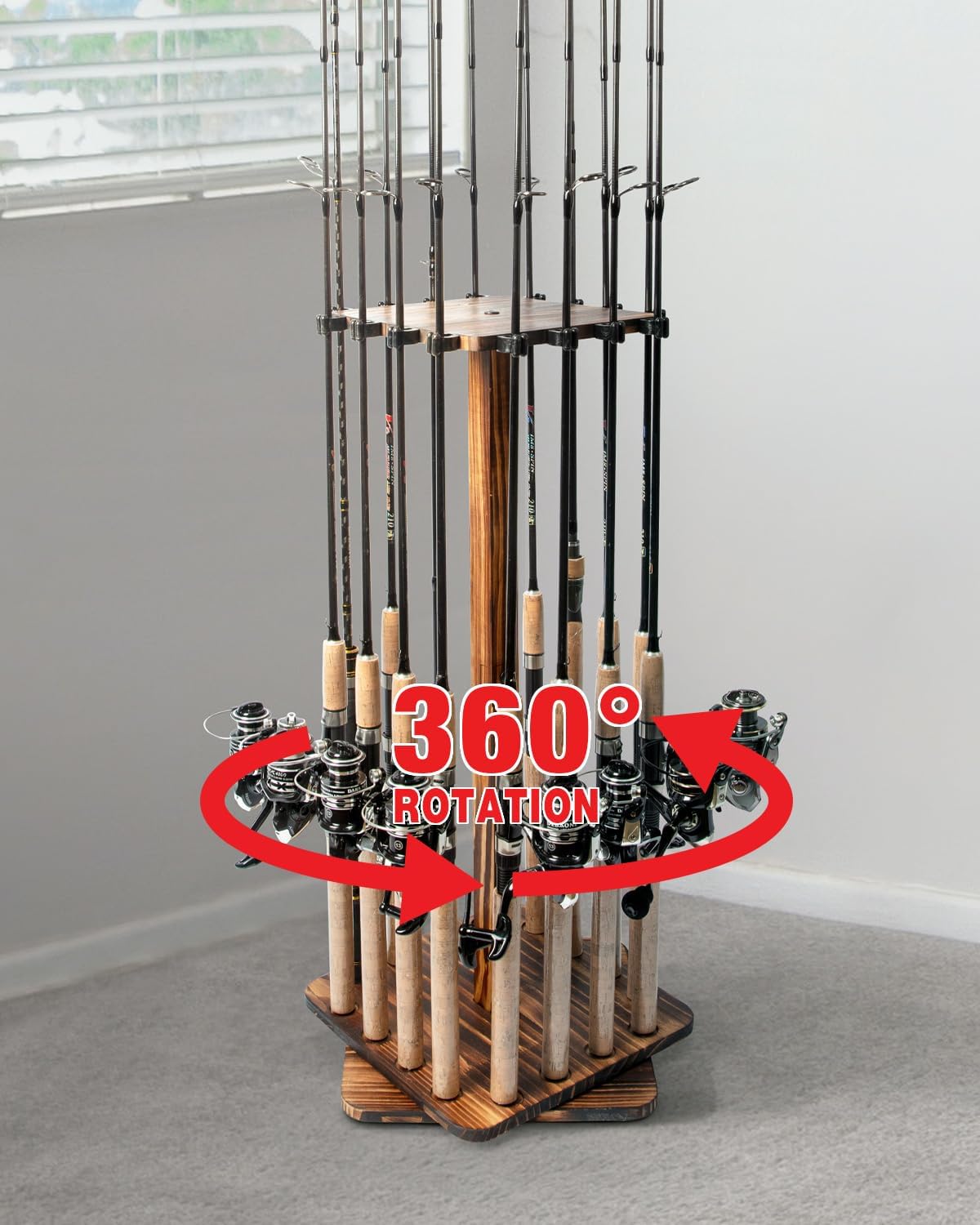 Fishing Equipment Holder - Hengelhouders Voor Garage 360 Graden Roterend