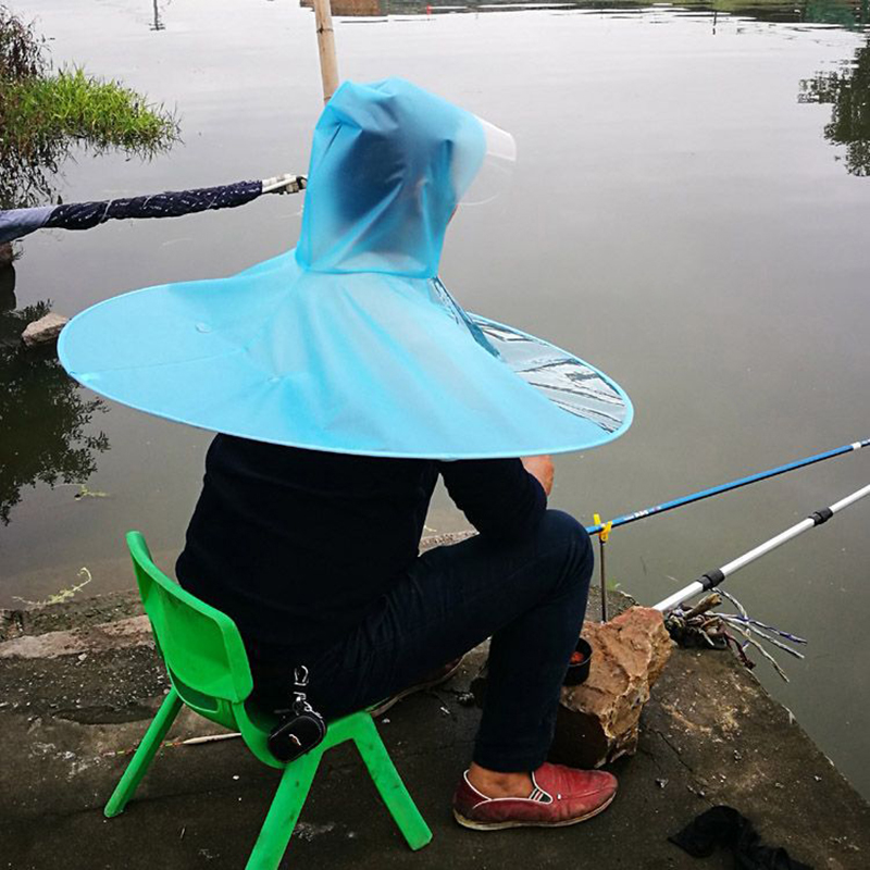Fishing Equipment Jet - Outdoor Opvouwbare Parapluhoed Anti-Regen Anti-Zon Hoofd-Gemonteerde