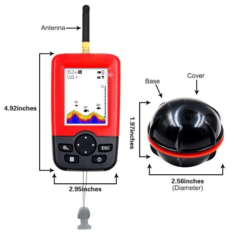 Nieuwe Fishfinder Deeper Detec - Fishing Equipment Manufacturers recensie en prijs