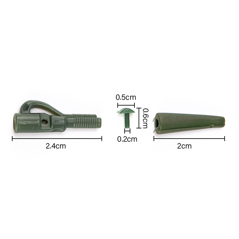 50 Sets Mini Loodclips & Staar - Fishing Equipment Jet recensie en prijs